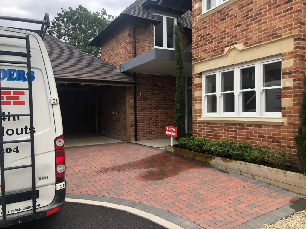 External hard landscaping and access works at an Oxford property